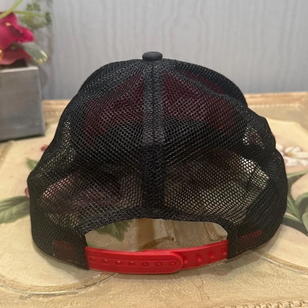 Kona Brewing Company Lavaman Red Ale Snapback Mesh Trucker Cap Hat Aloha Hawaii